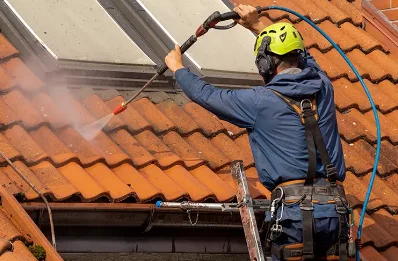 Démoussage et hydrofuge de toiture à Marchampt